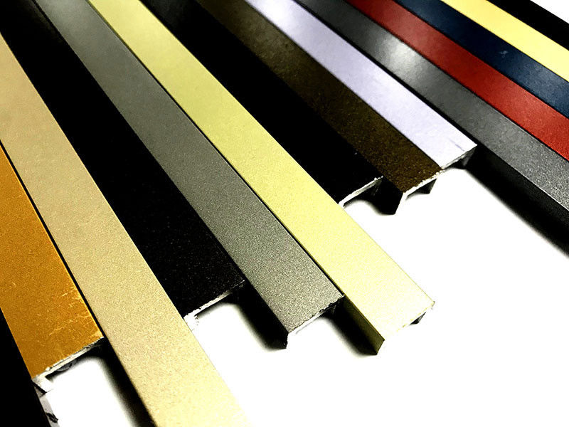 Équilibre en aluminium de tuile de profil de tuile d'équilibre en métal de bord en céramique en aluminium de profil