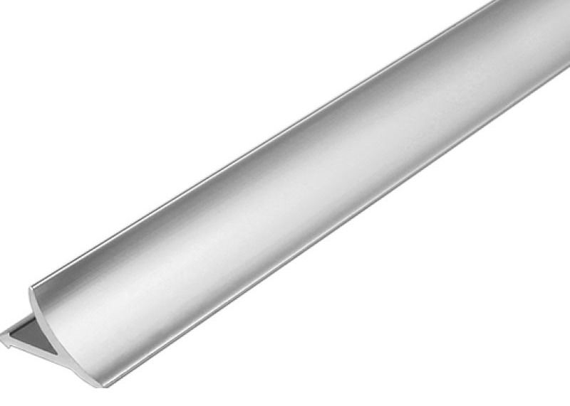 Profil en aluminium d'extrusion de carreau de céramique de coin de bord d'équilibre en aluminium de finissage