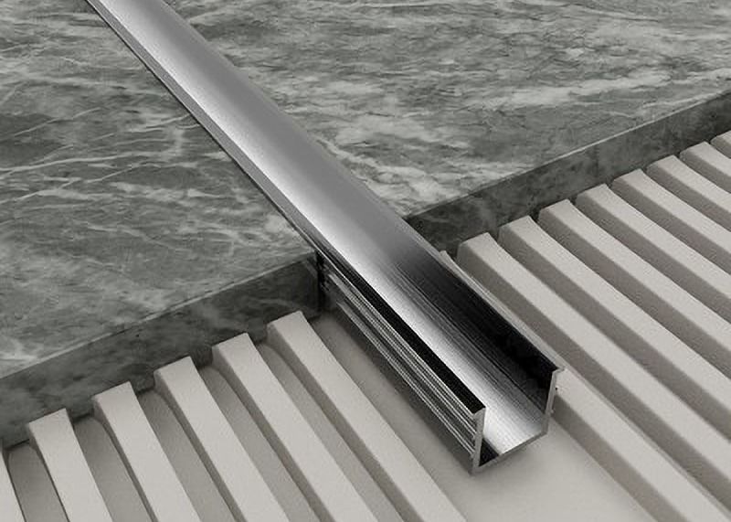 Coutume de finition d'usine d'équilibre de profil de carreau de céramique de bord en aluminium de coin