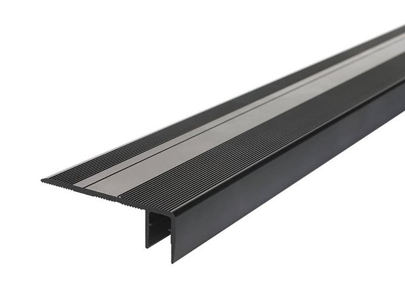 L'escalier que l'anti dérapage dépouille la LED en aluminium profile le profil en aluminium d'extrusion
