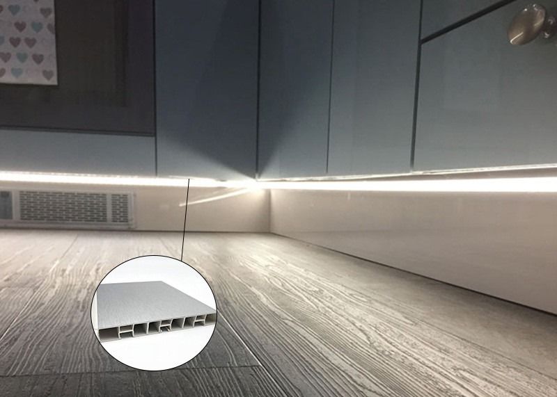 la Manche menée par 0.8mm de bande avec la plinthe de lumière de diffuseur