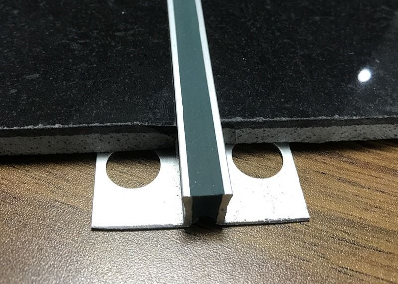 joint en aluminium de mouvement de 20mm du joint moulu de contrôle d'expansion de tuile