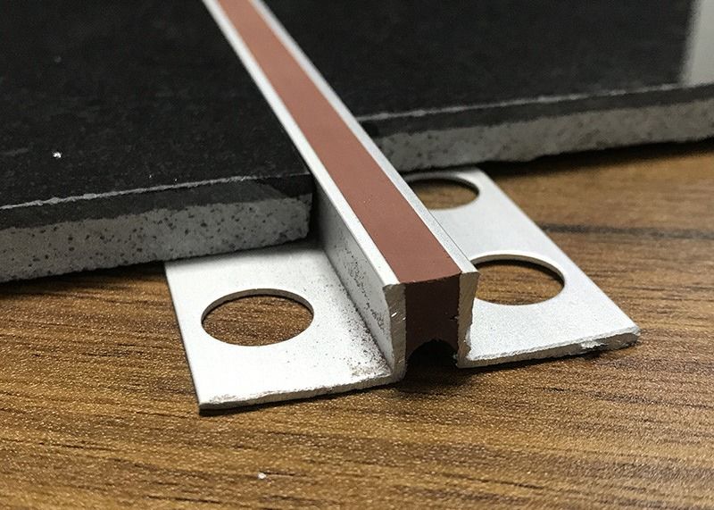 Joint en aluminium en céramique de mouvement du plancher 10mm pour les planchers en pierre