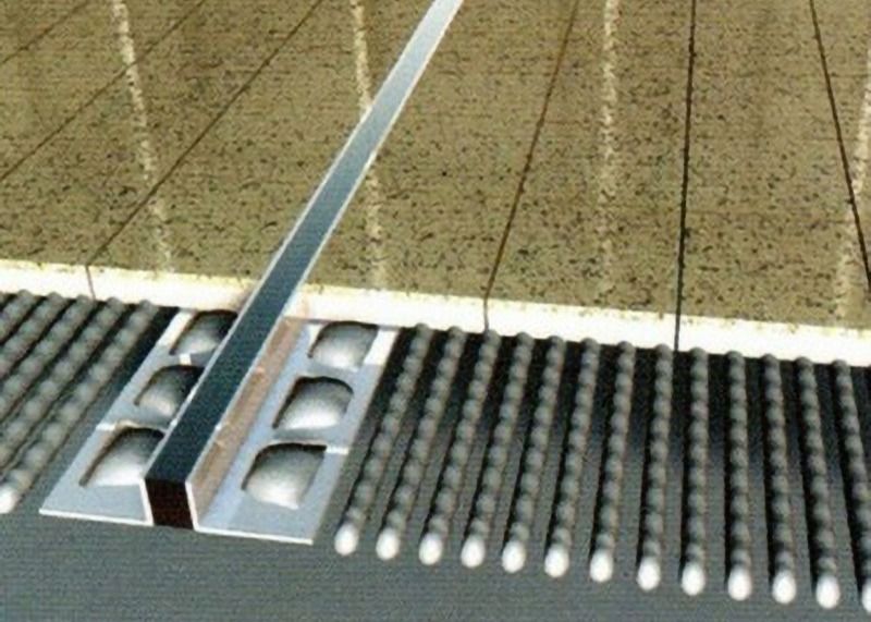 Joint en aluminium en céramique de mouvement du plancher 10mm pour les planchers en pierre