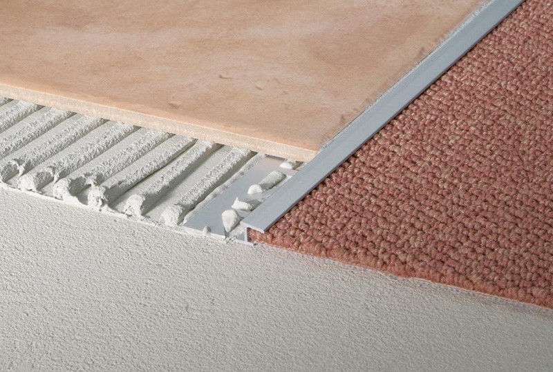Parqueter l'équilibre en aluminium accessoire de bord de tapis en métal d'équilibre de bord de tuile de tapis