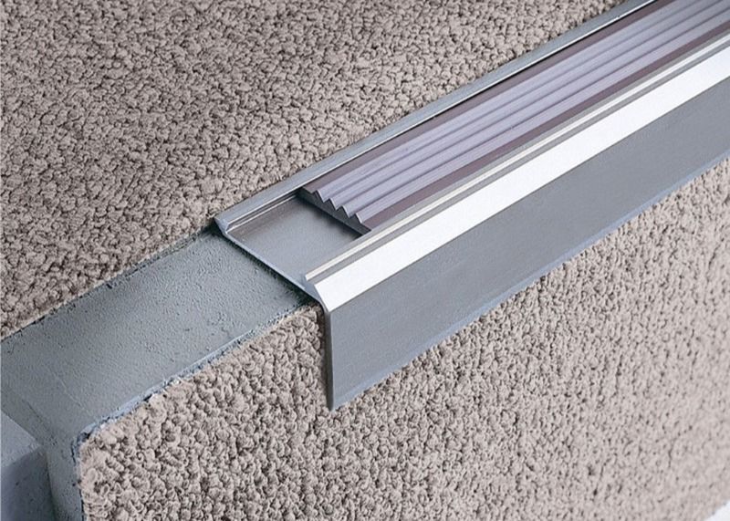Parqueter l'équilibre en aluminium accessoire de bord de tapis en métal d'équilibre de bord de tuile de tapis