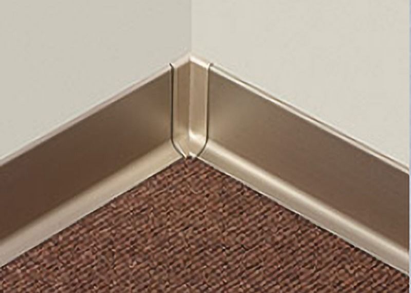 Ligne en aluminium plinthe de conseil de bordage de salle de bains