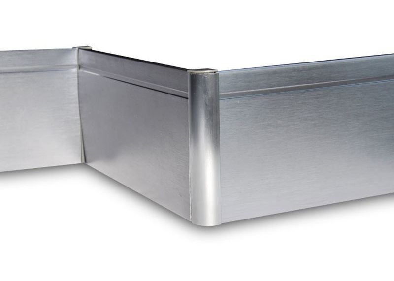 Ligne en aluminium plinthe de conseil de bordage de salle de bains