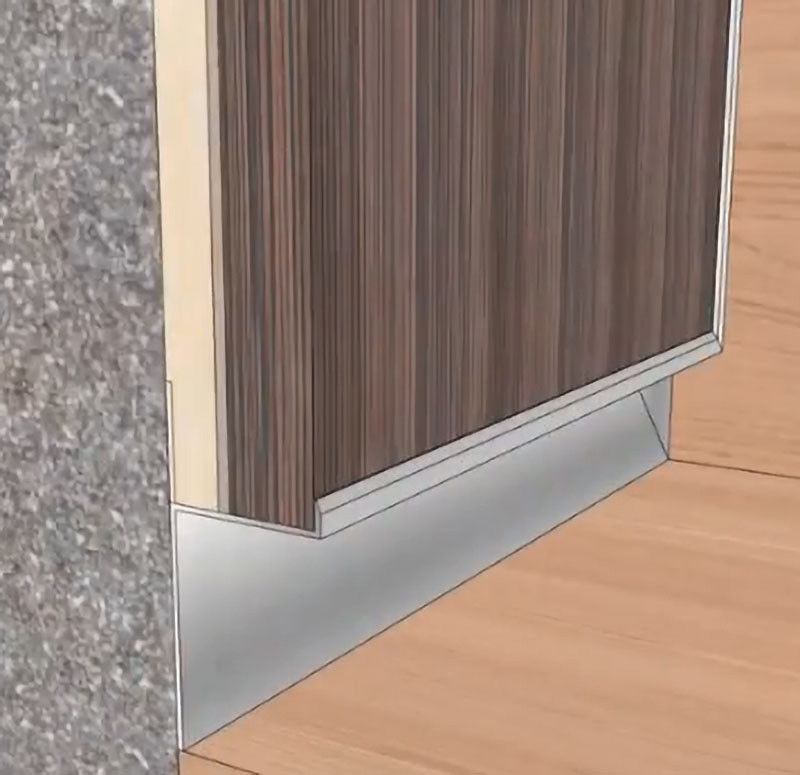 Le coin décoratif de conseil de bordage de plancher couvre le TUV
