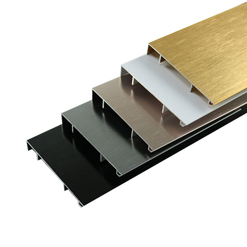 Conseil de bordage en aluminium en aluminium du profil 80mm de plinthe