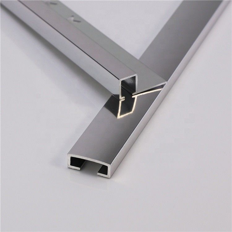 l'équilibre en aluminium de tuile de 25mm a poli l'équilibre faisant le coin en aluminium de tuile