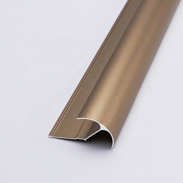 électrophorèse balayée en aluminium d'équilibre de tuile de 6mm Chrome