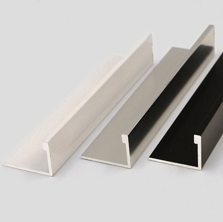 Profil en aluminium 6063 de tuile de GV 6mm d'électrophorèse en aluminium d'équilibre