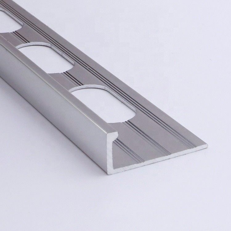 aluminium d'équilibre de tuile de bord de place de Chrome de zinc de 2.7m