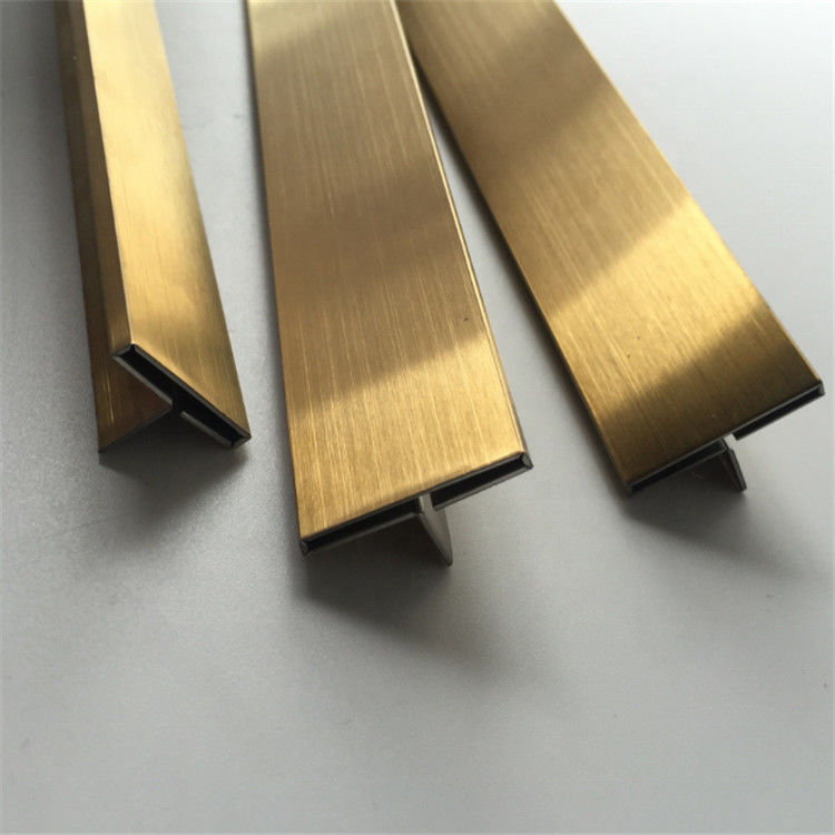 Équilibre en aluminium argenté 8mm de tuile d'or d'acier inoxydable de T 10mm