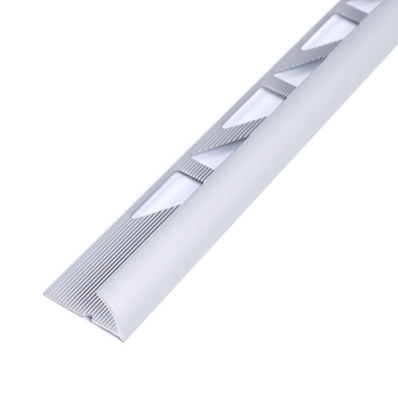 Équilibre de bord anodisé par 10mm en métal de GV pour le carreau de céramique 1.8m
