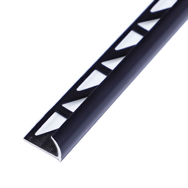 Équilibre de bord anodisé par 10mm en métal de GV pour le carreau de céramique 1.8m