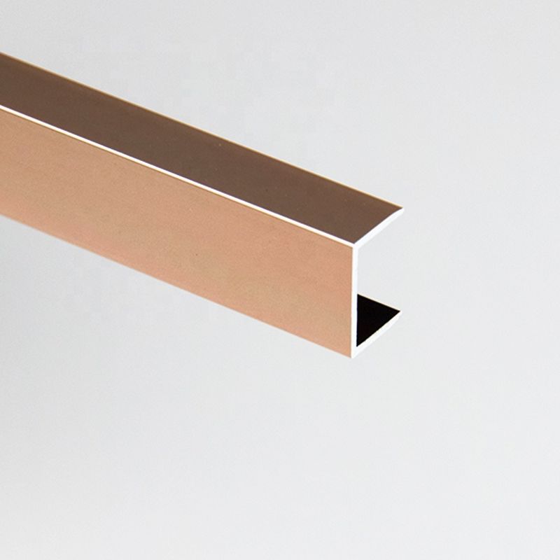 La décoration en aluminium d'équilibre de tuile d'or de brosse de 10MM a poli