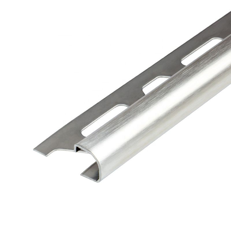 Conseil de bordage rond d'accessoires de plancher d'équilibre de tuile de bord d'acier inoxydable de la marqueterie 0.6mm